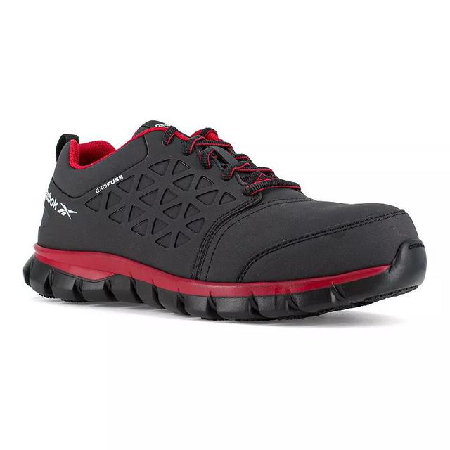 Reebok Work Sublite Cushion Work Comp Toe SD Red) Men's Shoes Product Image