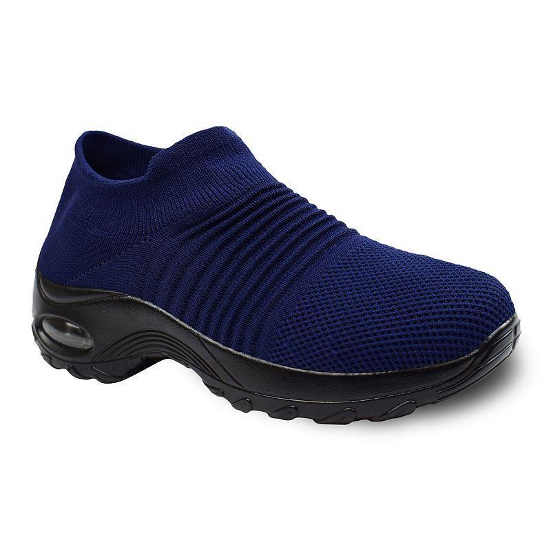 AdTec Womens Comfort Mesh Sneakers Blue Product Image