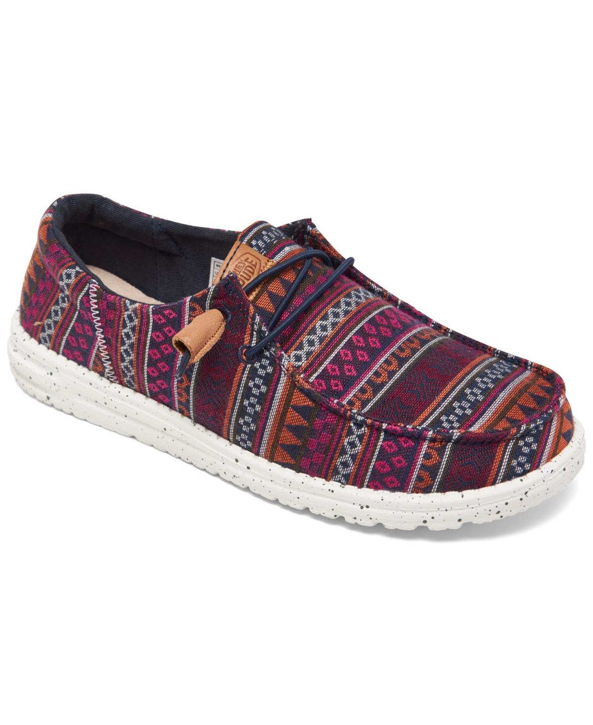 Hey Dude Womens Wendy Baja Slip-On Casual Moccasin Sneakers from Finish Line Product Image