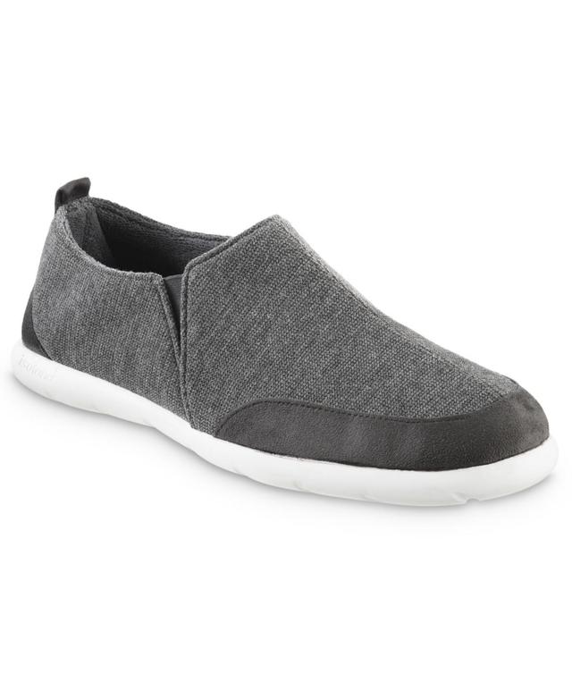 isotoner Mens Zenz Sport Knit Twin Gore Closed Back Shoes Grey Product Image