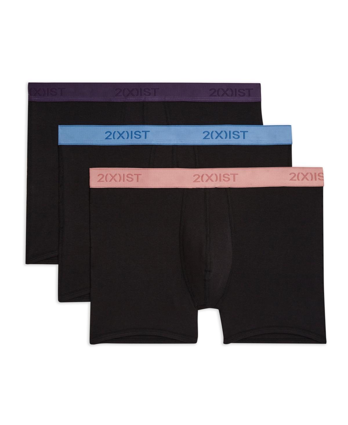 2(X)IST 3-Pack ESSENTIAL No-Show Trunk (Tattoo/Top O The Morning/Pressed Rose) Men's Underwear Product Image