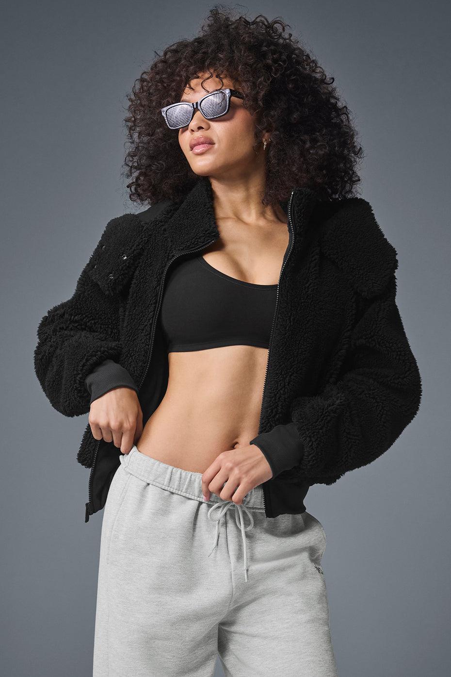 Foxy Sherpa Jacket - Black Product Image