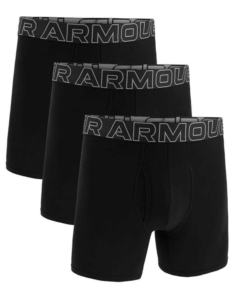 Men's UA Performance Cotton 6" 3-Pack Boxerjock® Product Image