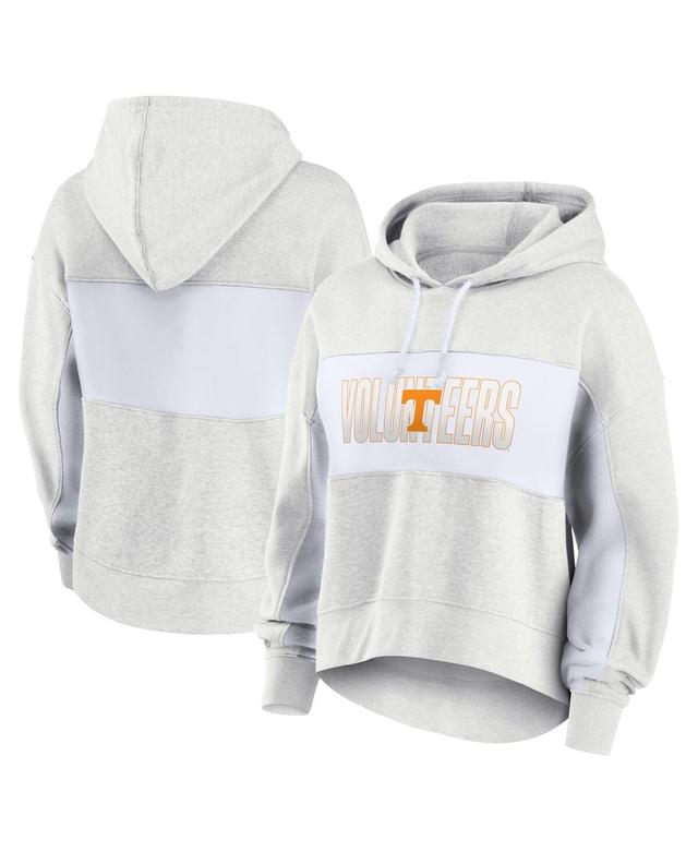 Fanatics Womens Oatmeal Tennessee Volunteers Up For It Pullover Hoodie - Oatmeal Product Image