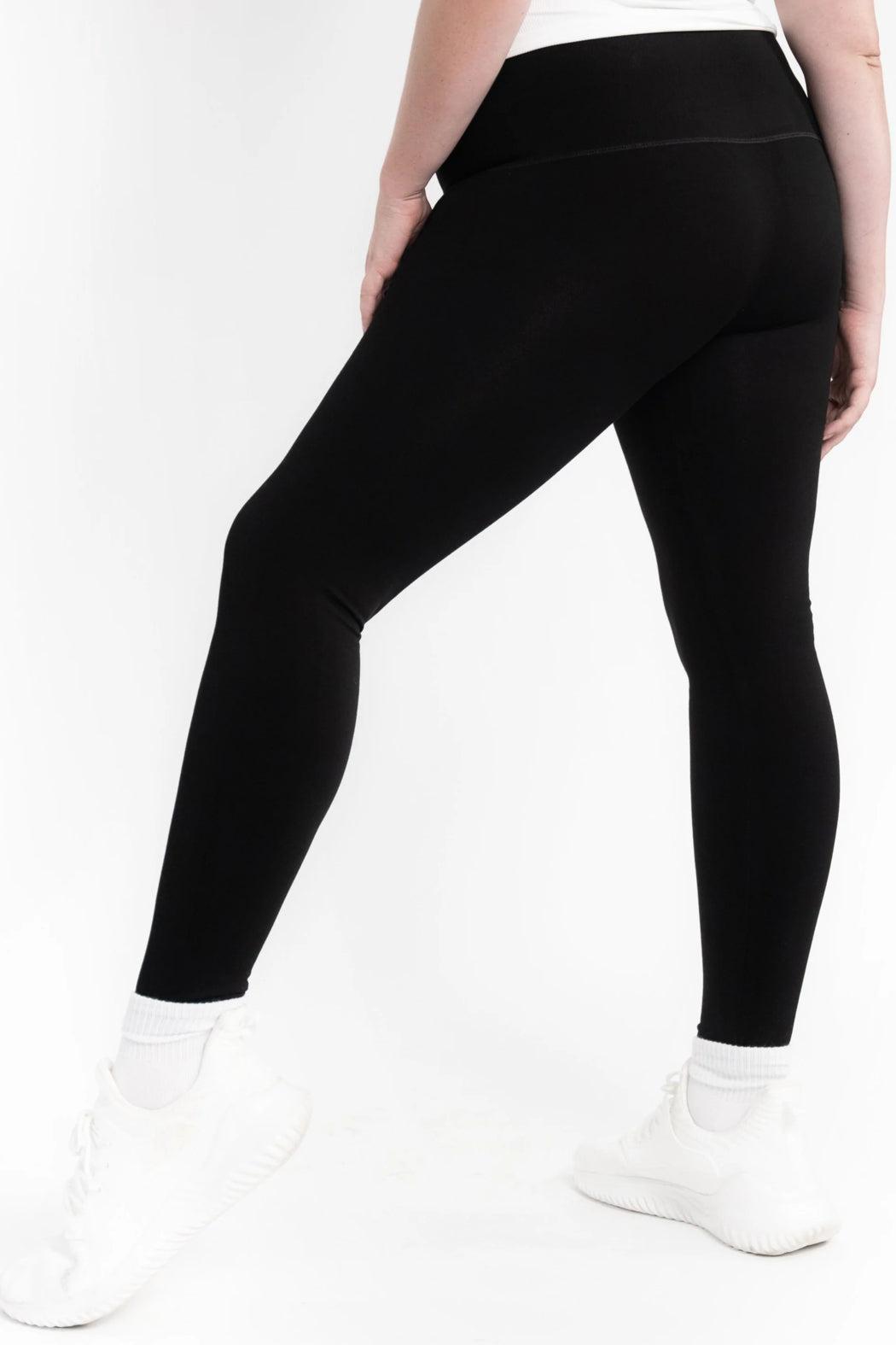 High Waisted Leggings Plus Size Female Product Image