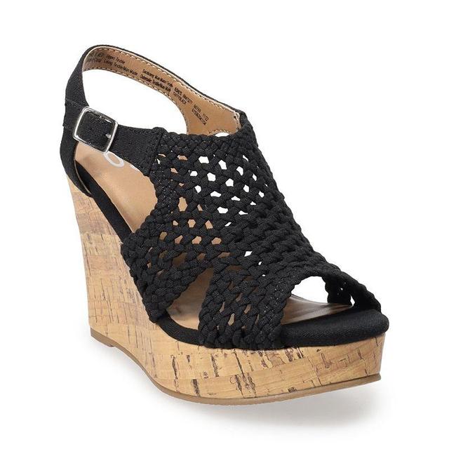 SO Taffy Womens Wedge Sandals Product Image