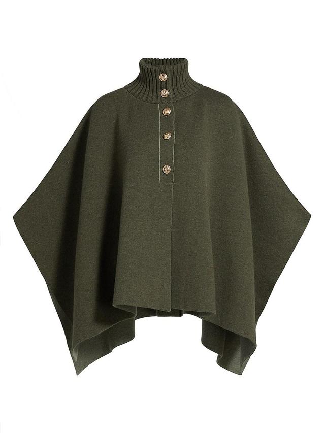 Womens Double-Face Cashmere Cape Product Image