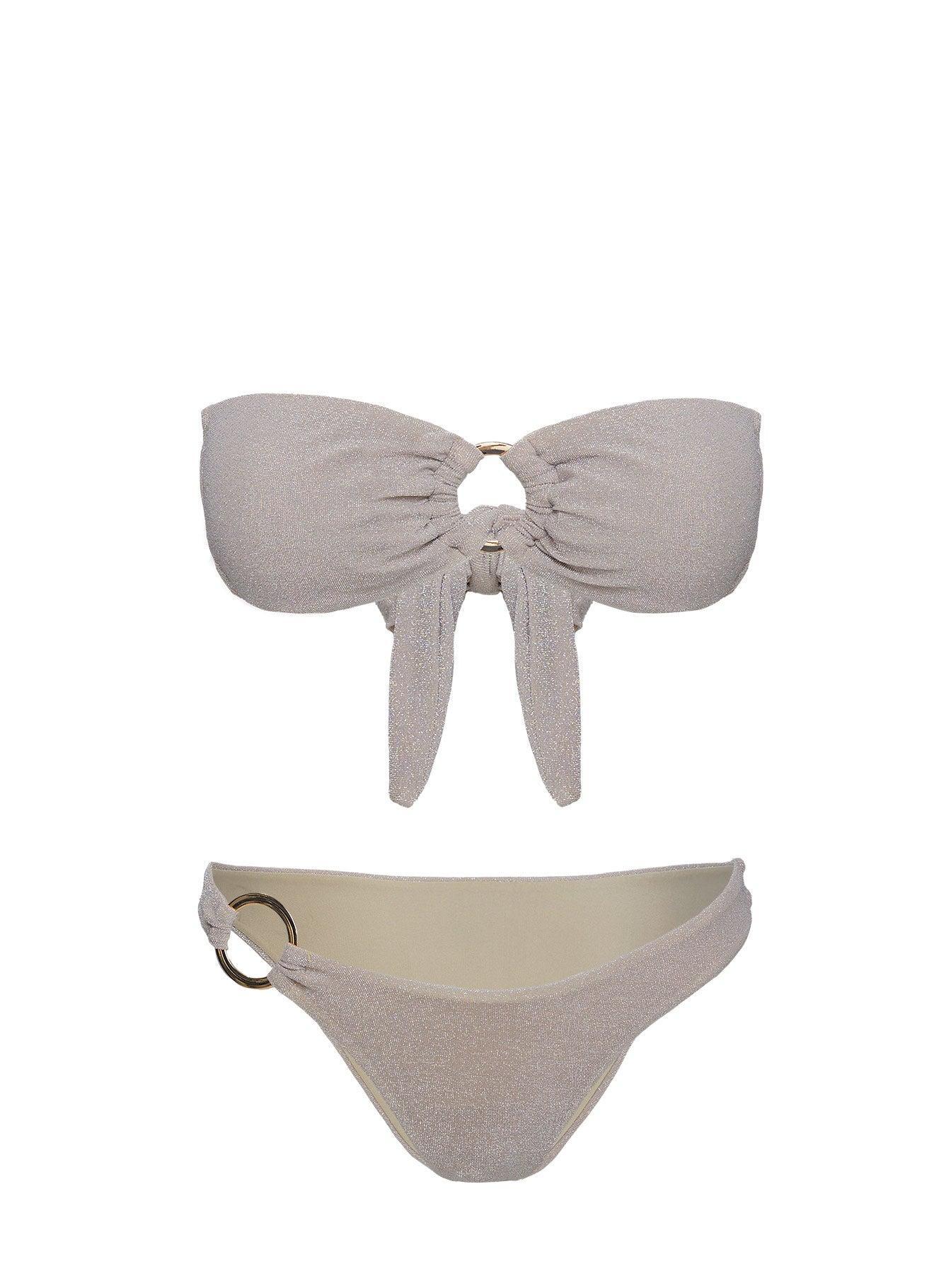 Othella High Cut Shine Ring Bikini Bottoms Gold Product Image