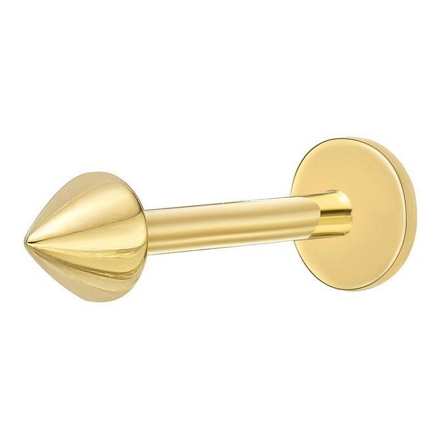 Lila Moon 14k Gold 3 mm Labret Lip Spike, Womens Product Image