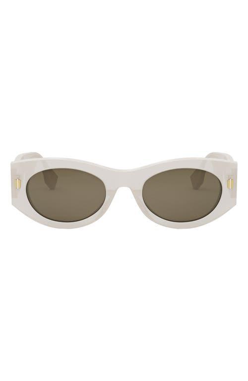 Fendi Roma Acetate Shield Sunglasses Product Image