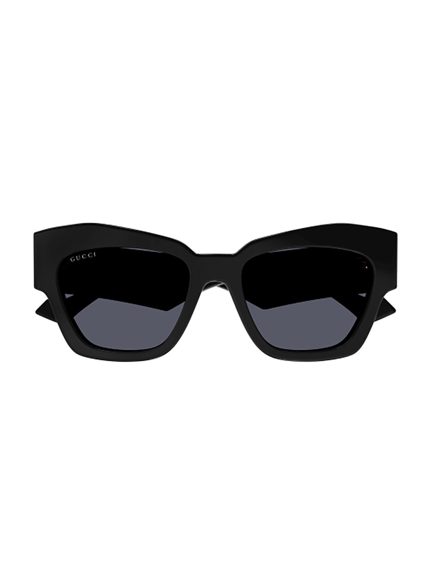 Gg1422s Sunglasses In 001 Black Black Grey Product Image