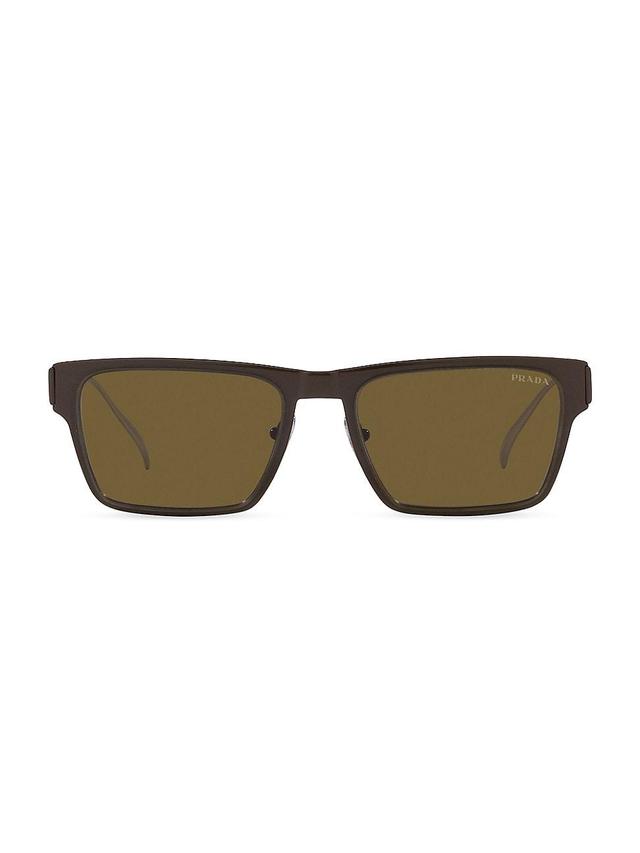 Mens 56MM Square Sunglasses Product Image