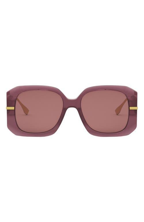 Womens Fendigraphy 55MM Geometric Sunglasses Product Image