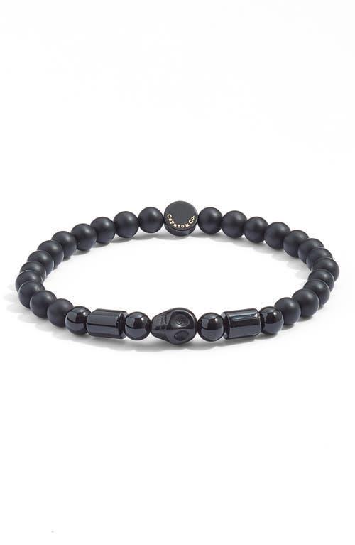 Caputo & Co. Mens Skull Bead Bracelet Product Image