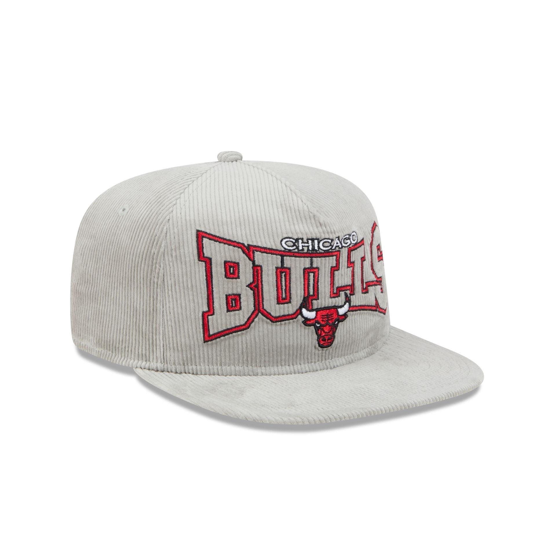 Chicago Bulls Gray Cord Golfer Hat Male Product Image