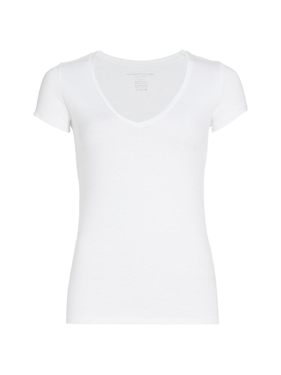 Womens Soft Touch V-Neck T-Shirt Product Image