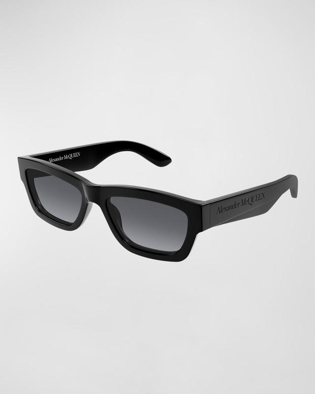 Mens AM0419SM Acetate Rectangle Sunglasses Product Image