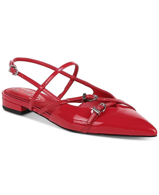 Circus Ny by Sam Edelman Womens Lindley Strappy Slingback Pointed-Toe Flats Product Image