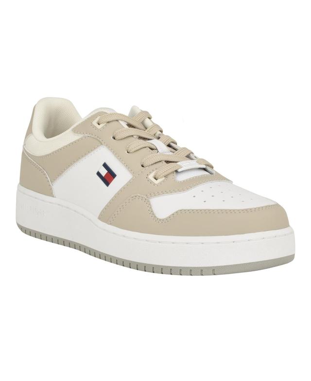 Tommy Hilfiger Mens Krane Lace Up Fashion Sneakers - Light Natural Product Image