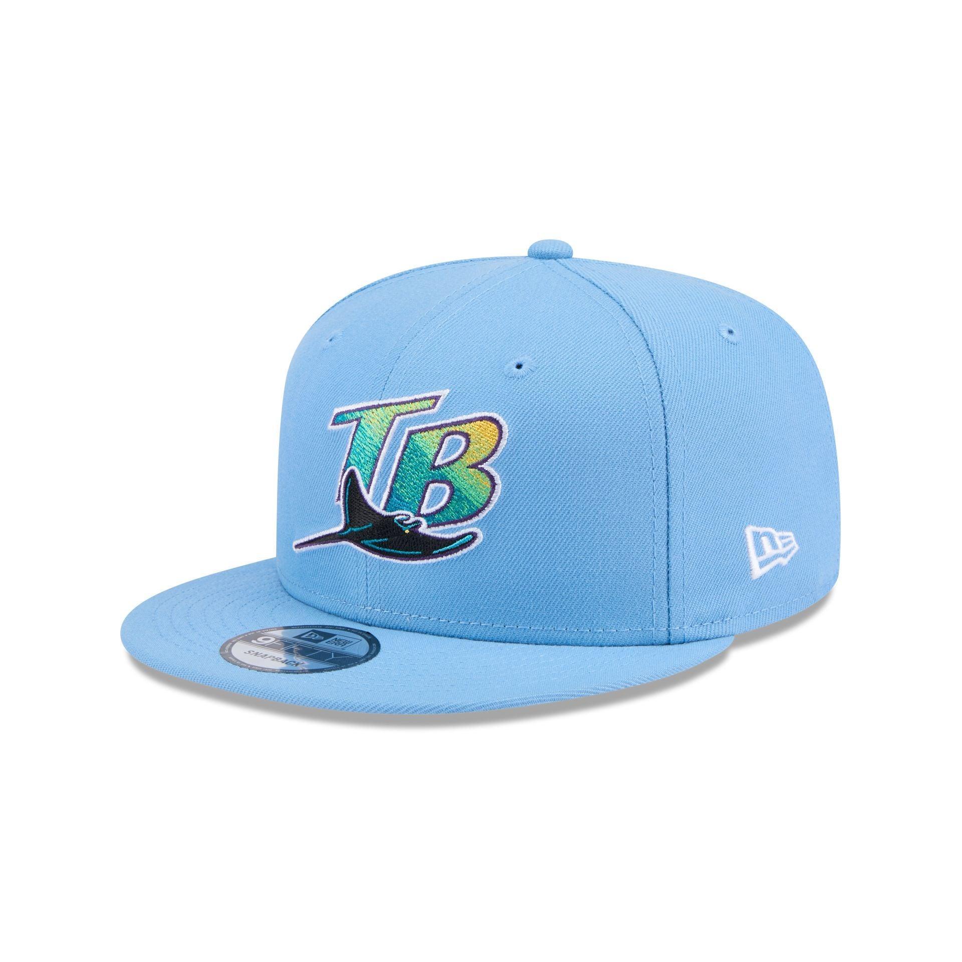 Tampa Bay Rays Sky Blue 9FIFTY Snapback Hat Male Product Image