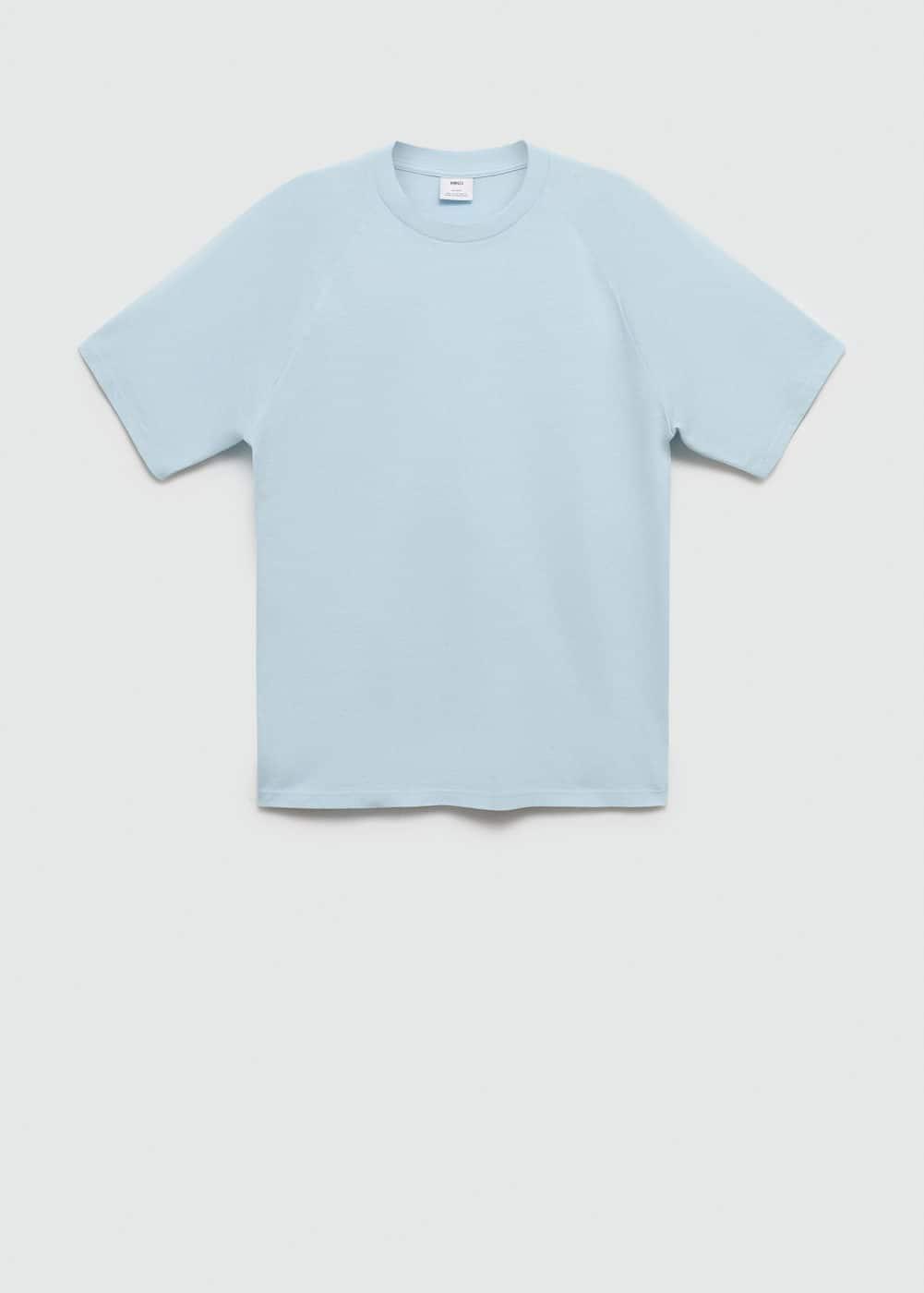 Relaxed fit cotton t-shirt - Men | MANGO USA Product Image