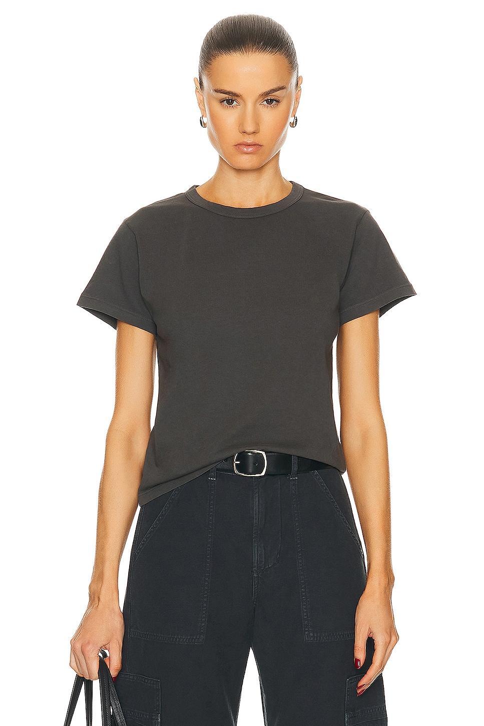 LESET The Margo Tee Charcoal. (also in S). Product Image