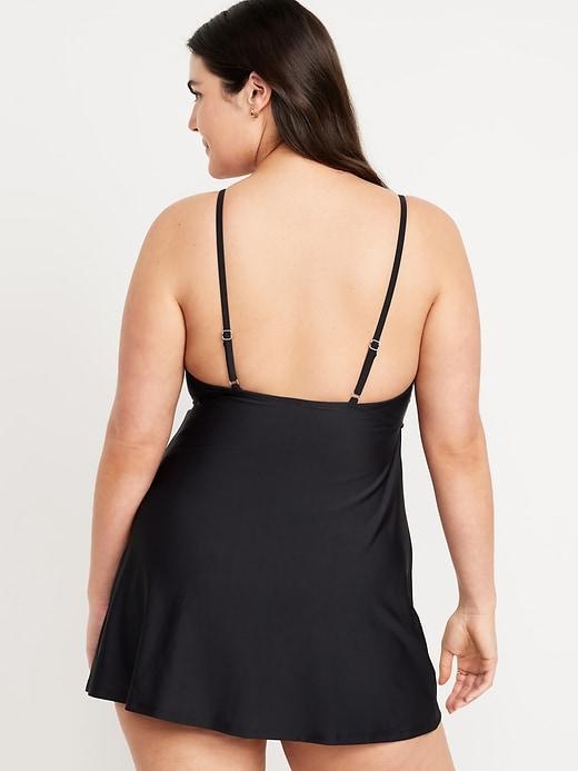 Twist-Front Swim Dress Product Image