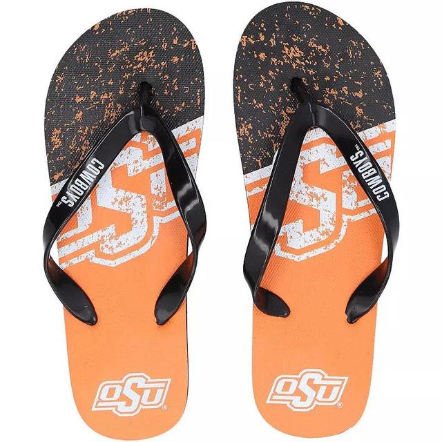 FOCO Oklahoma State Cowboys Big Logo Flip-Flops, Womens Product Image