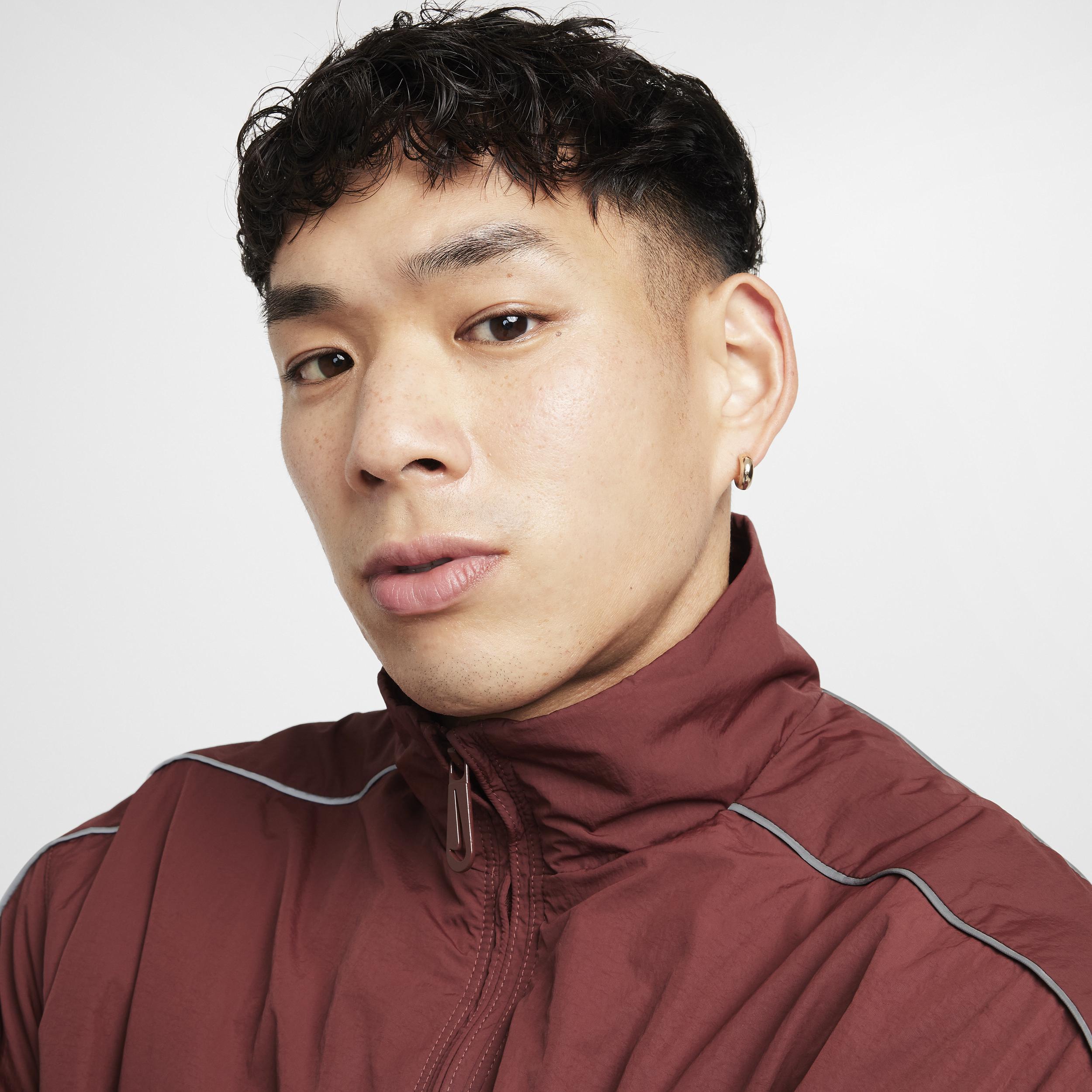 Men's Nike Sportswear Solo Swoosh Woven Track Jacket Product Image