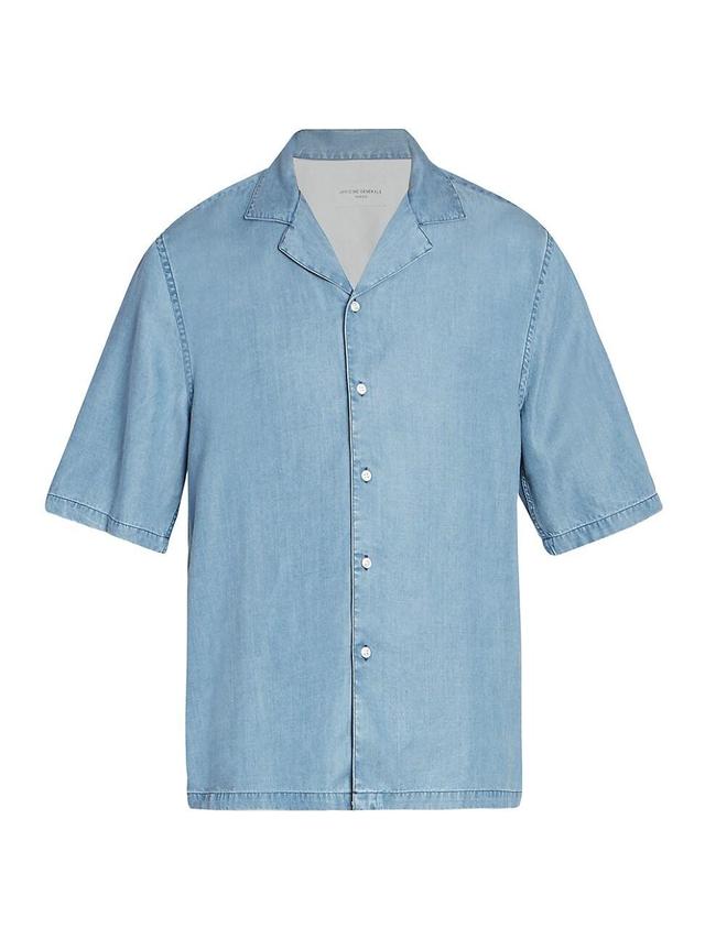 Mens Eren Chambray Camp Shirt Product Image