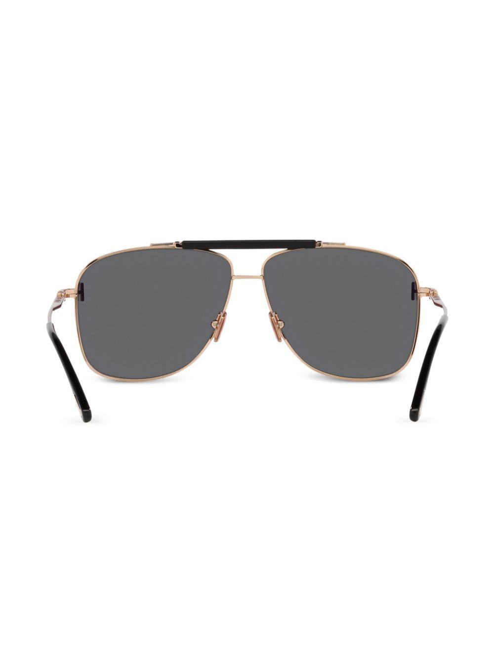 TOM FORD Jaden Sunglasses In Gold / Jade / Rose / Rose Gold Product Image