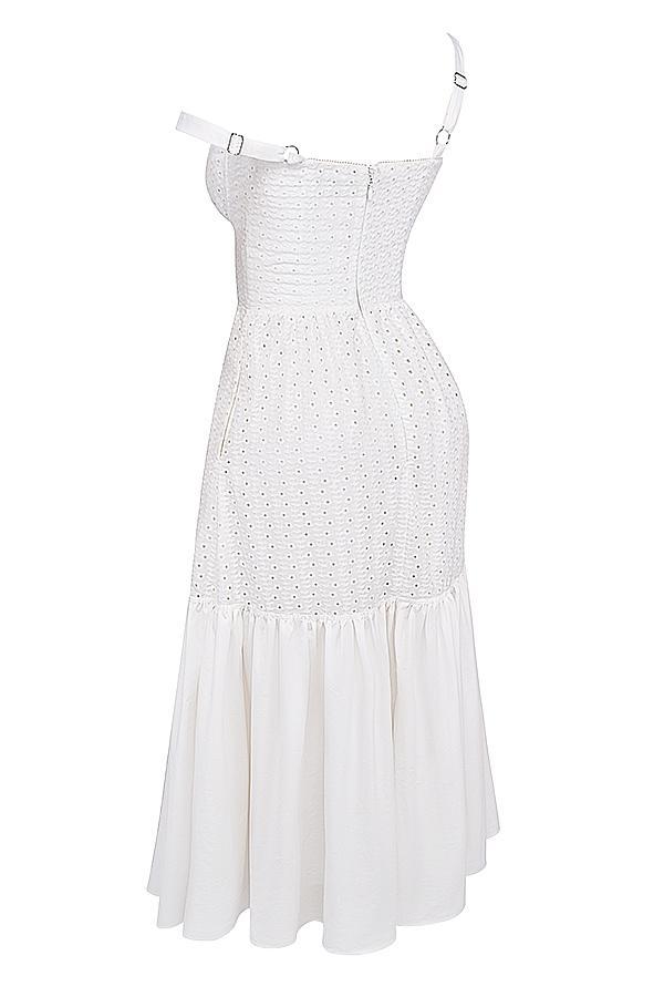 Elia White Broderie Anglaise Midi Sundress Product Image