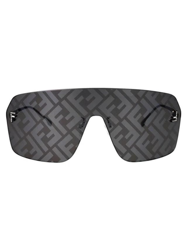 FENDI Mask Sunglasses Fe4121 Us 02 A In Grey Product Image