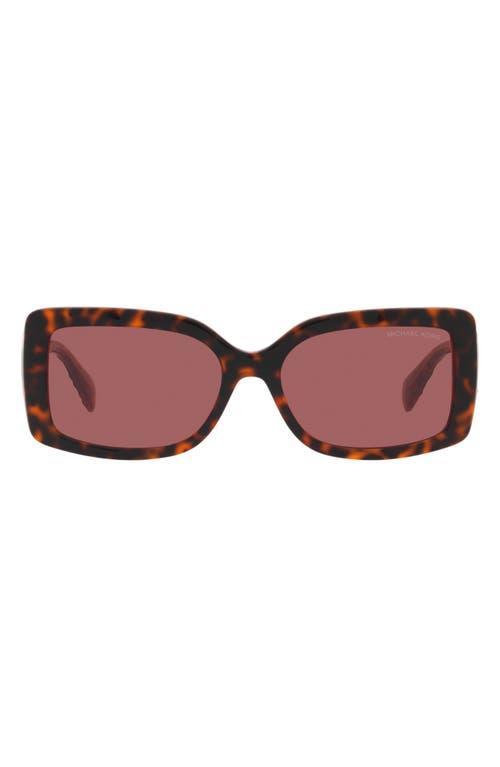 Michael Kors Corfu 56mm Rectangular Sunglasses Product Image