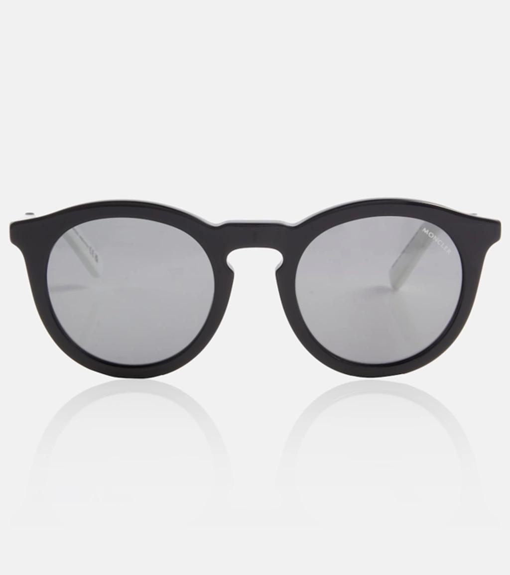 Odeonn Round-frame Sunglasses In Black Product Image