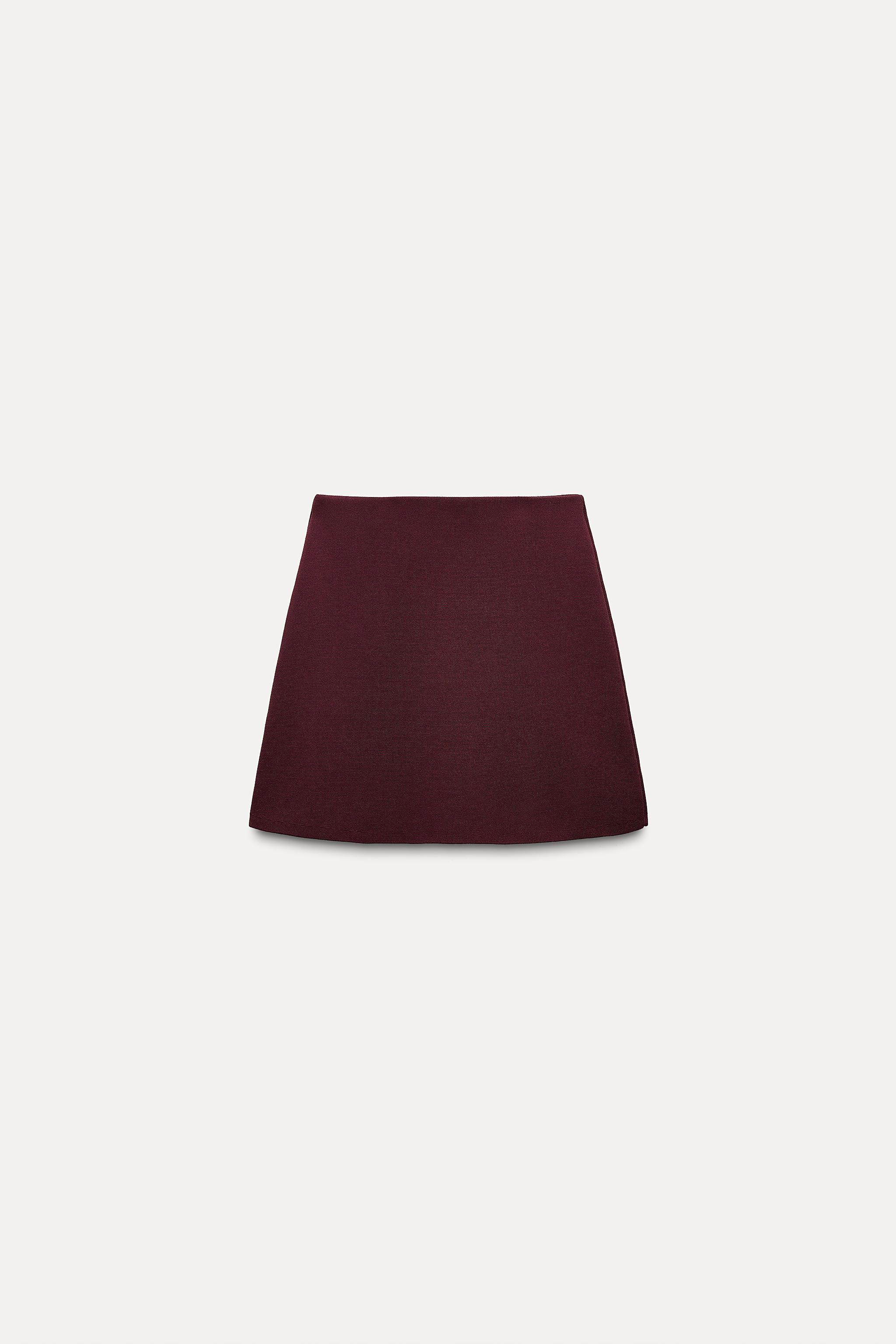 BASIC KNIT MINI SKIRT Product Image