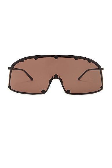 Rick Owens Shield Sunglasses Product Image