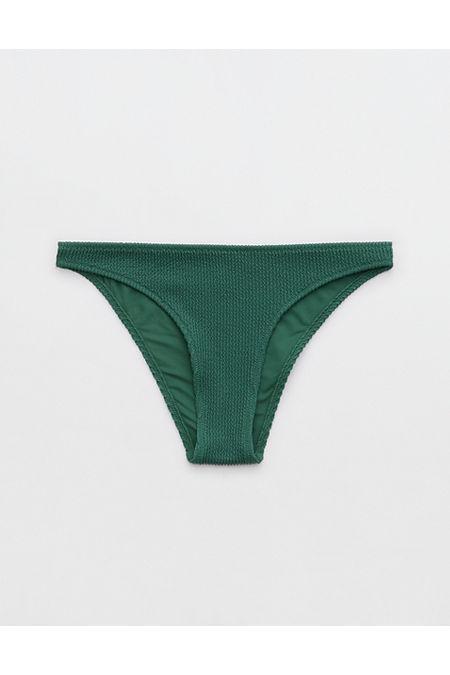 Aerie Crinkle Cheeky Bikini Bottom Women's Product Image