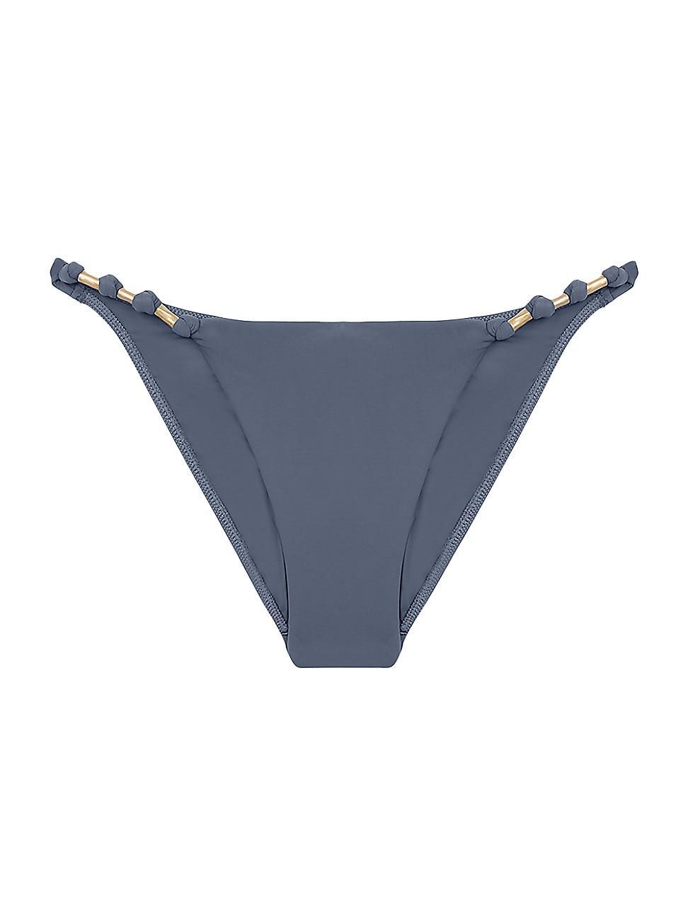 Womens Solid Paula Full-Coverage Bikini Bottom Product Image