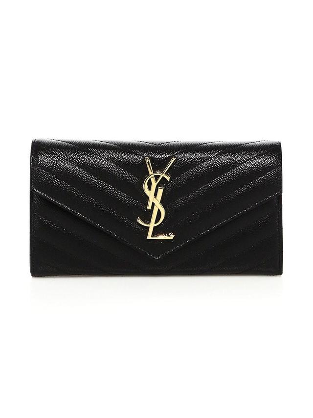 Womens Monogram Matelass Leather Flap Wallet Product Image