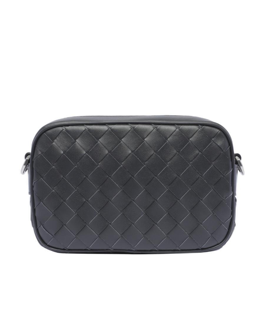 BOTTEGA VENETA Avenue Mini Shoulder Bag In Black-silver Product Image