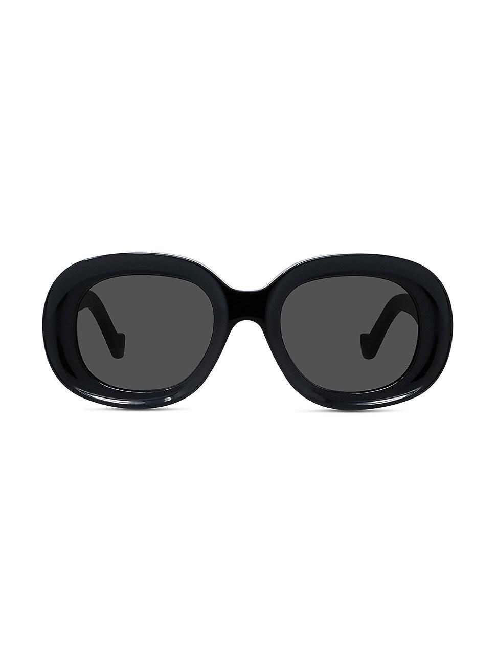 Loewe Chunky Anagram 49mm Oval Sunglasses Product Image