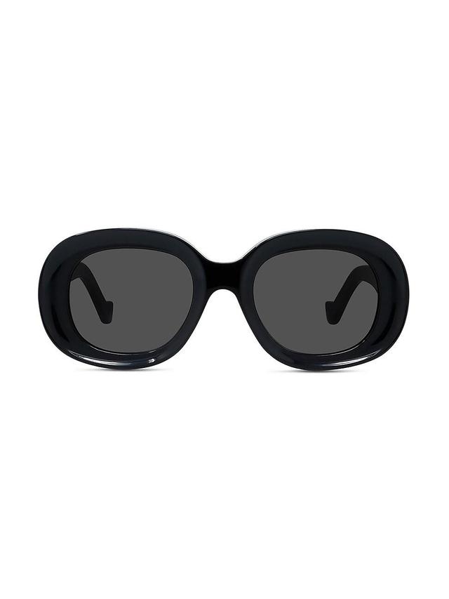 Womens Chunky Anagram Geometric Sunglasses Product Image