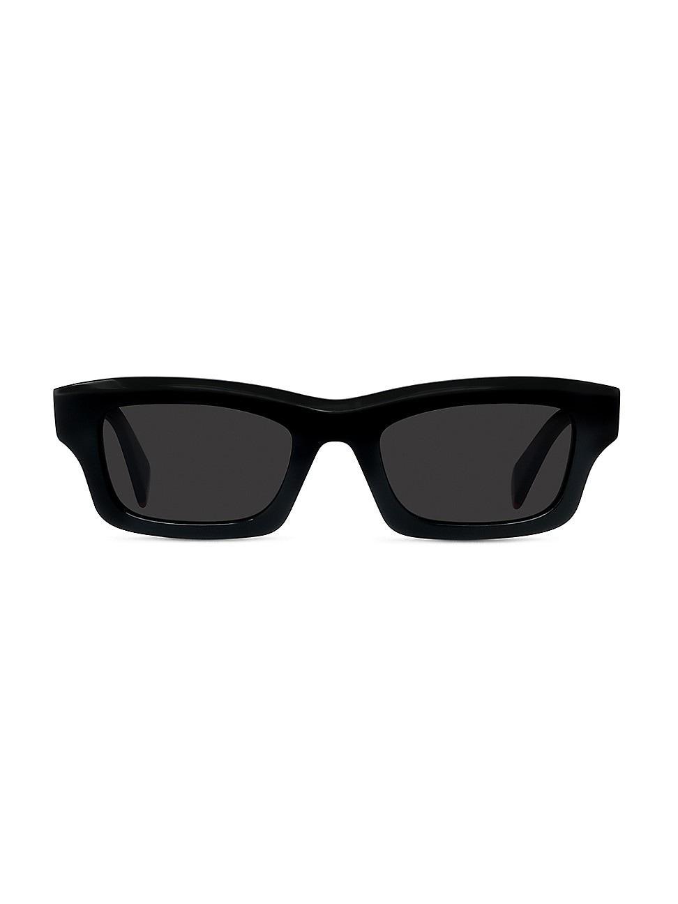 Mens 50MM Rectangular Sunglasses Product Image