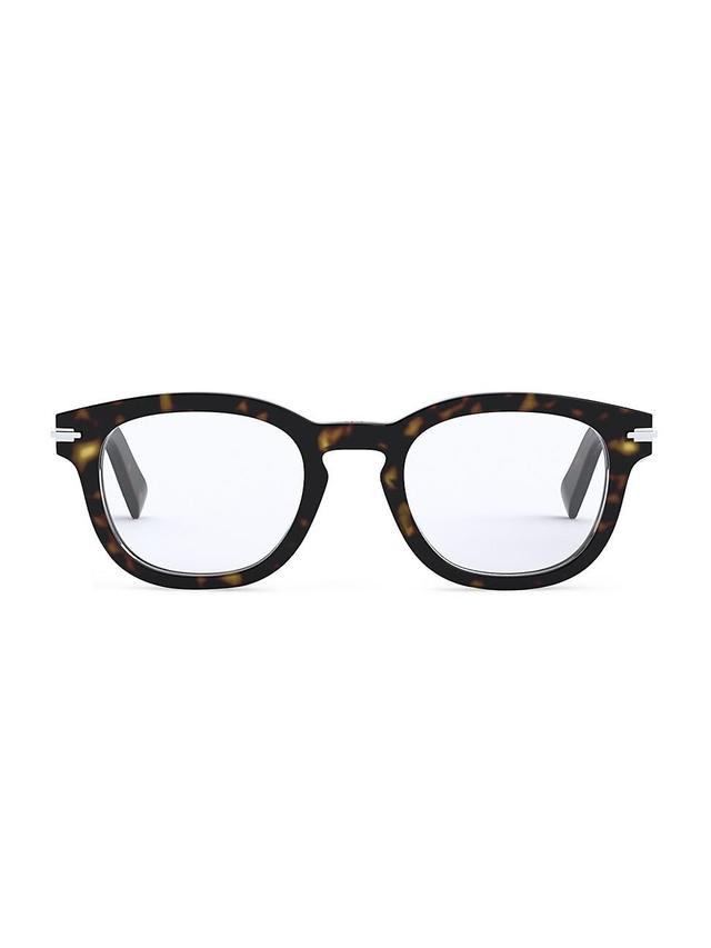 Mens DiorBlackSuito R4I 50MM Oval Glasses Product Image