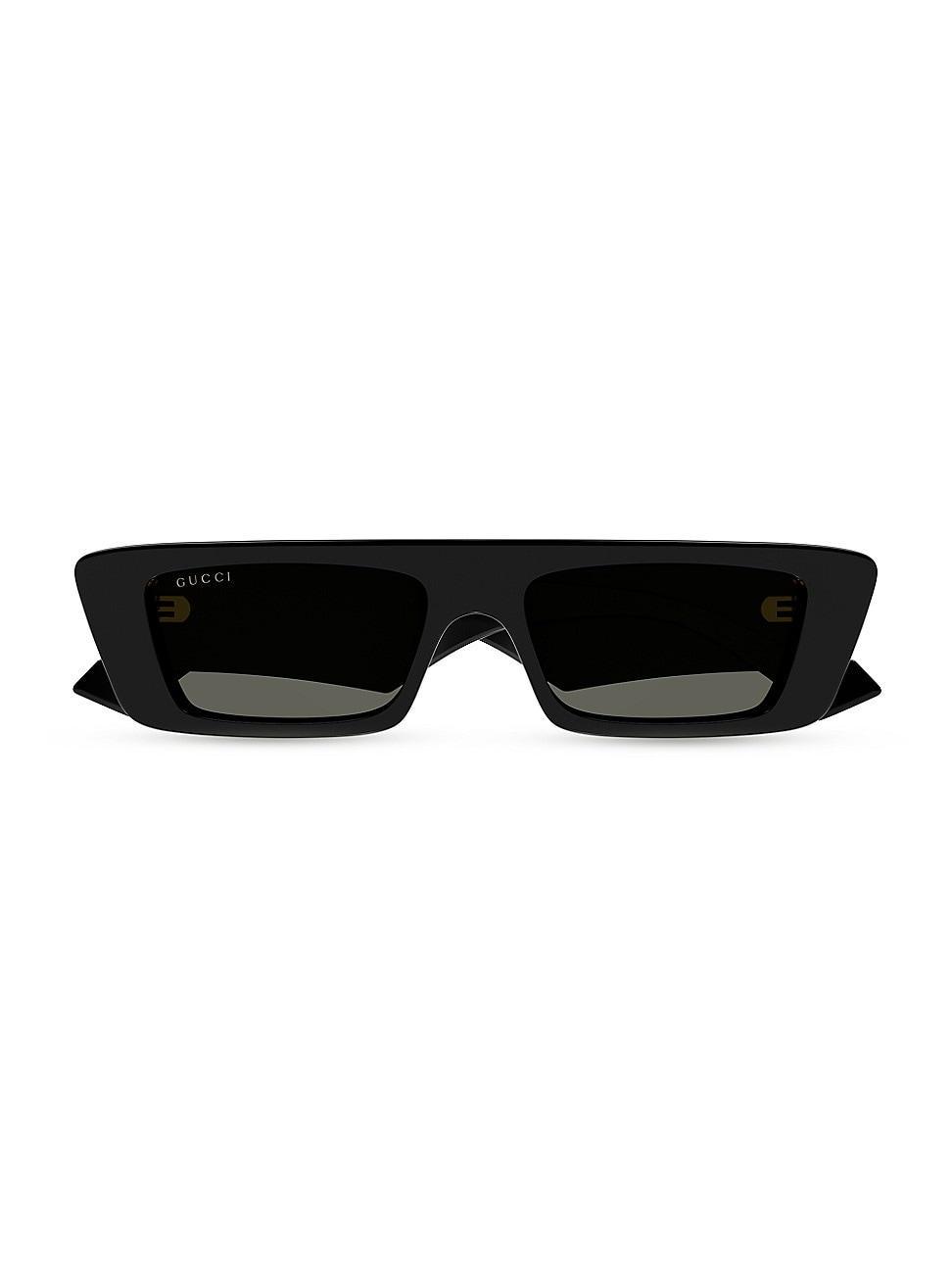 Mens Gucci Generation 54MM Rectangular Acetate Sunglasses Product Image