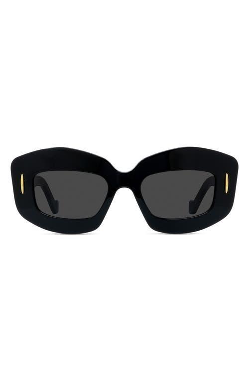 Womens Chunky Anagram 49MM Rectangular Sunglasses Product Image