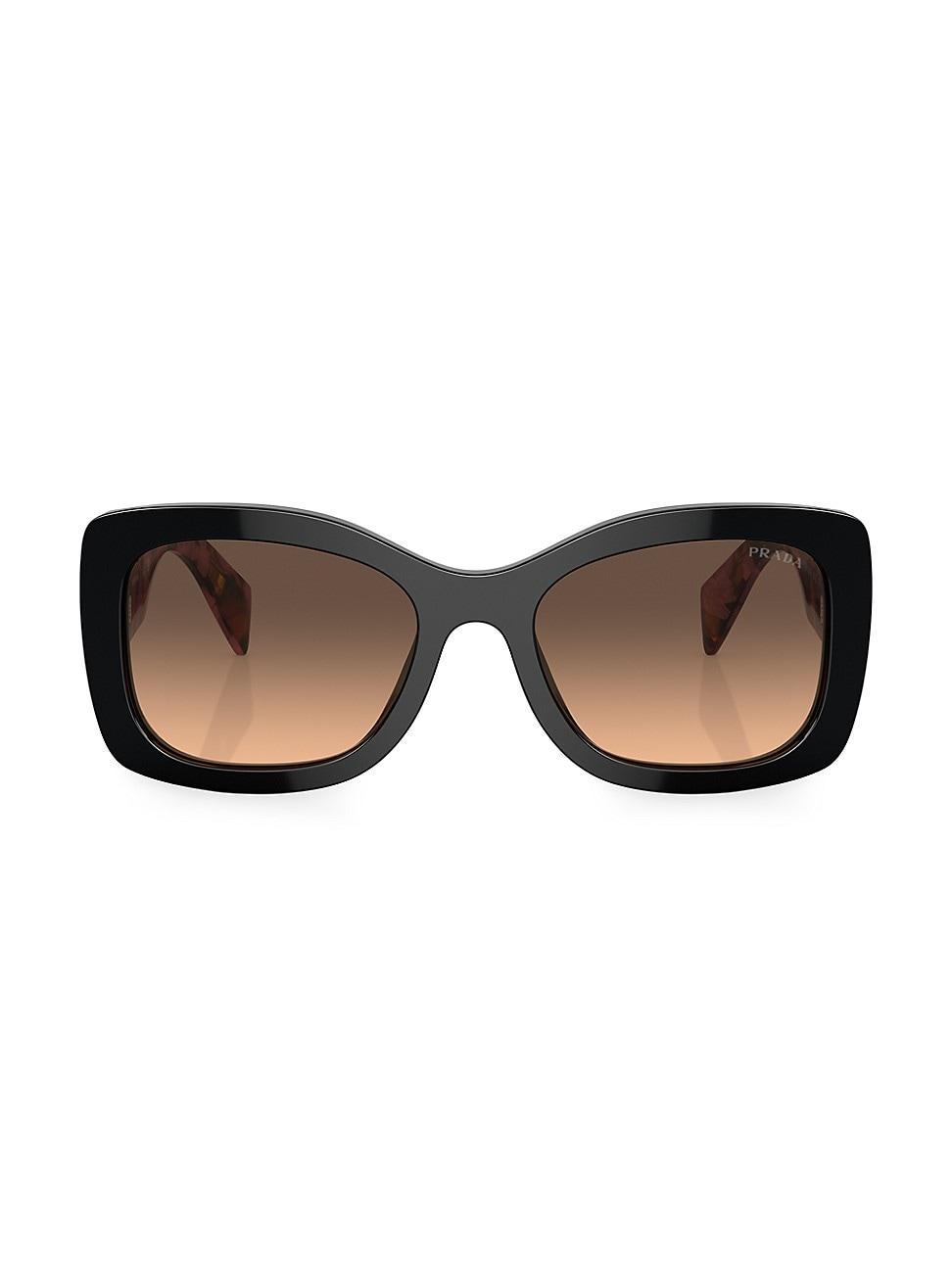 Gradient Logo Acetate Butterfly Sunglasses Product Image