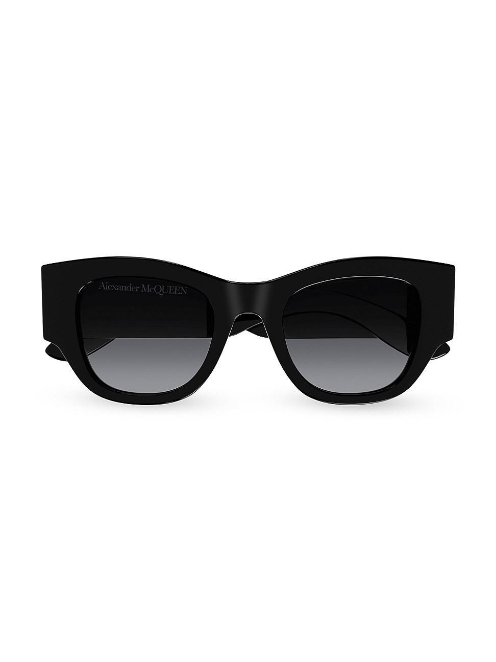 Mens Angled 50MM Square Sunglasses Product Image