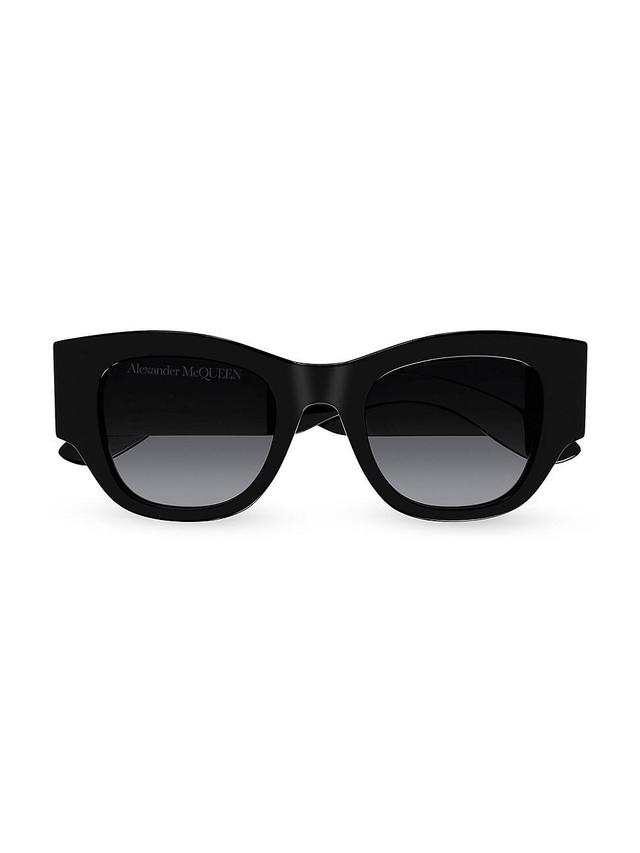 Mens Angled 50MM Square Sunglasses Product Image